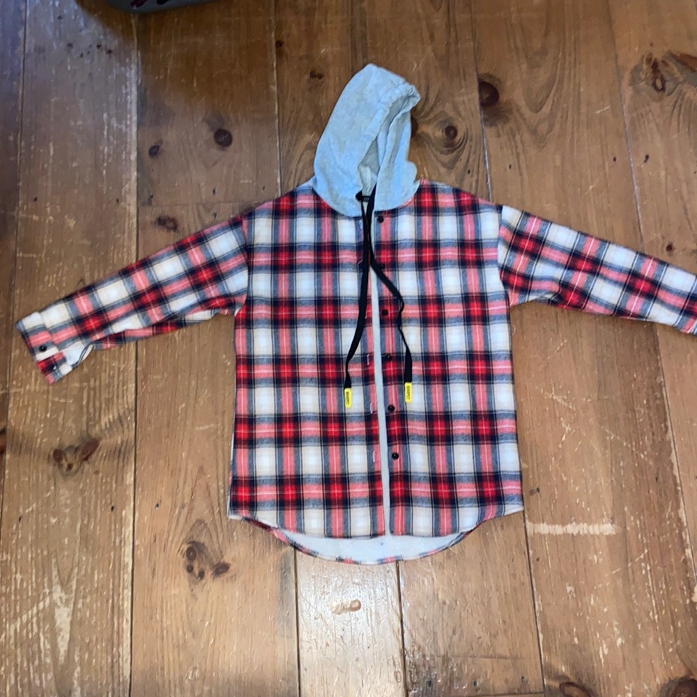 ZAFUL - Red / Navy Plaid Jacket (M)